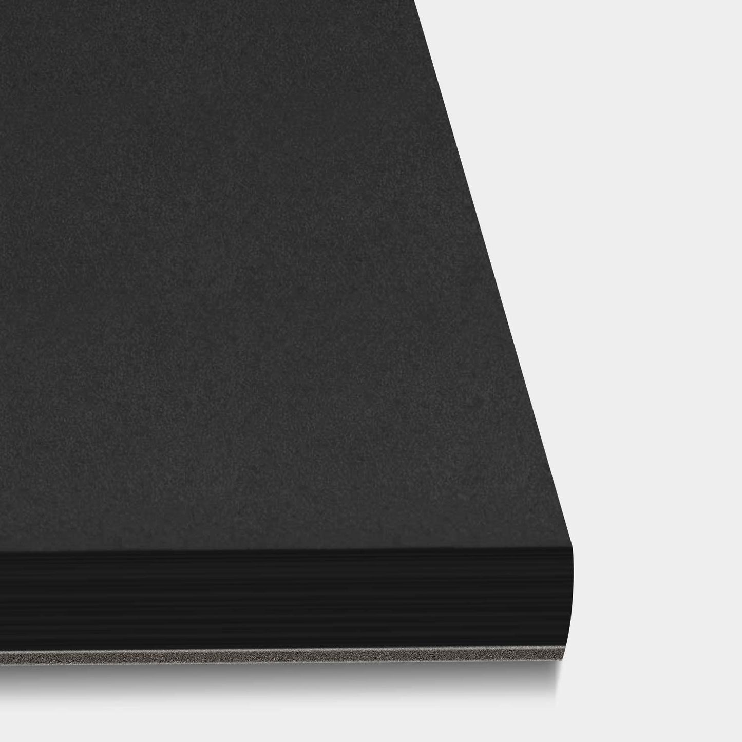 DRAWGUUD BLACK ROUGH PAPER 200 GSM 12 SHEETS WIRO BOOK, BLACK