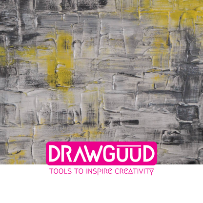 DRAWGUUD Pack of 2 300 GSM CANVAS TEXTURE PAPER FOR PAINTING, LOOSE SHEETS