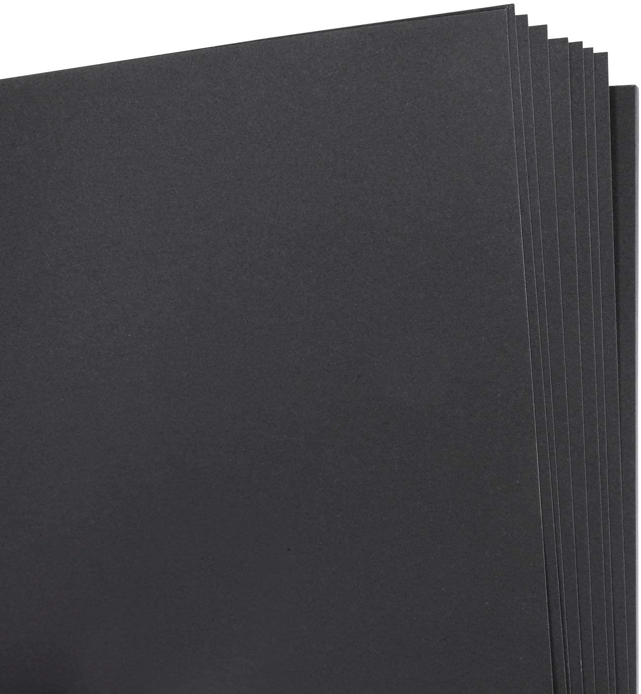 DRAWGUUD Pack de 2 PAPEL TEXTURA NEGRO 180 G/M2 PARA PINTAR, HOJAS SUELTAS